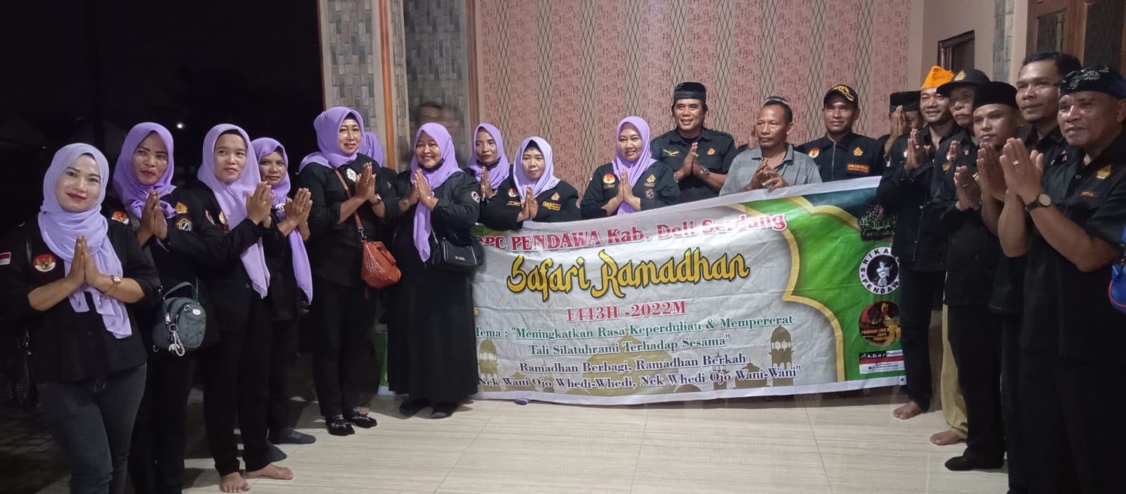 DPC Pendawa Deli Serdang Tutup Safari Ramadhan 1443H Dengan Doa Buat Kesehatan Keluarga Besar Pendawa Di Kec. Namorambe