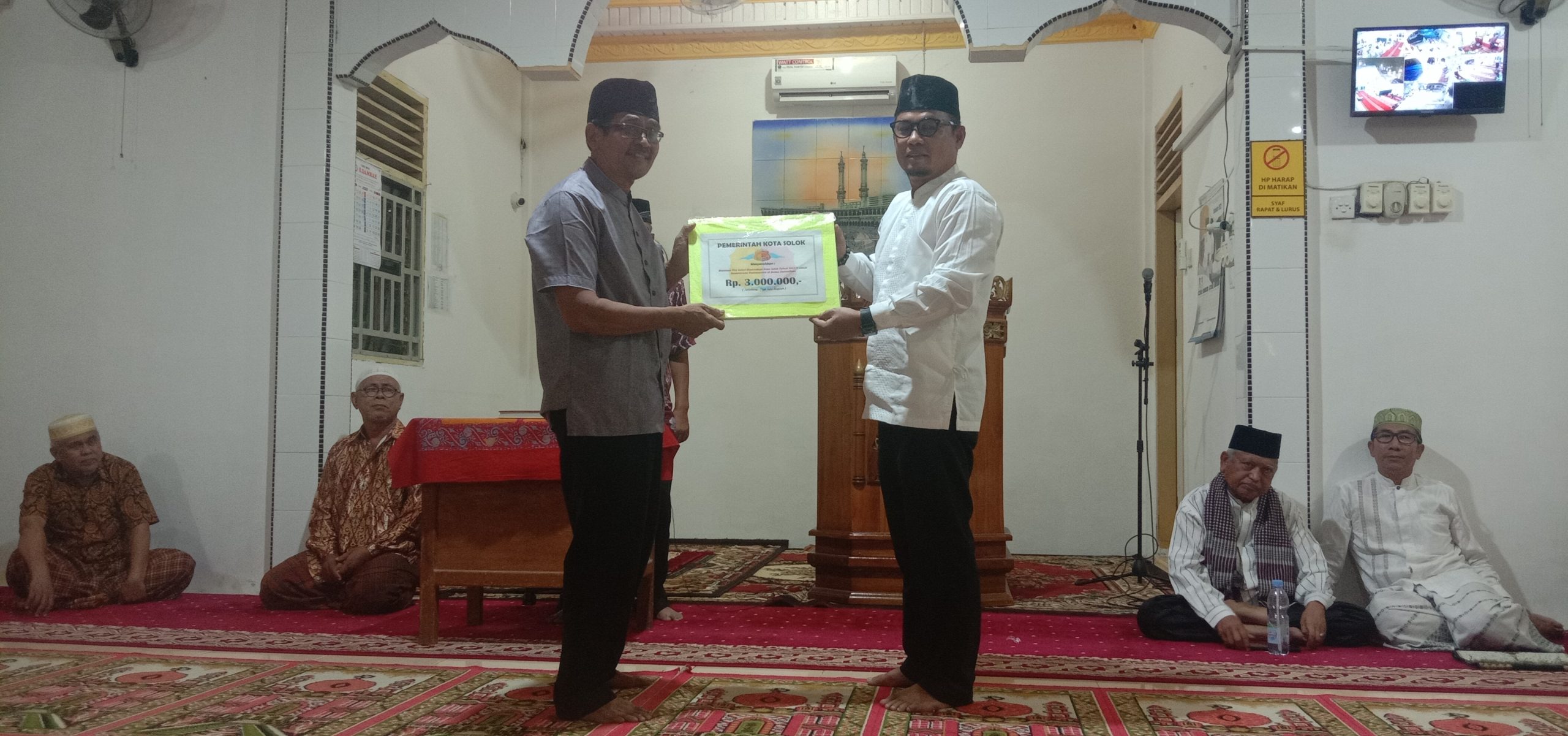 Tim XXIV TSR Pemko Solok kunjungi Mesjid Al Huda Tanah Garam