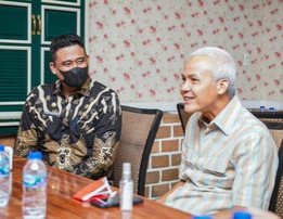 Ada Apa ? Bobby Nasution Bertemu Ganjar Pranowo di Medan