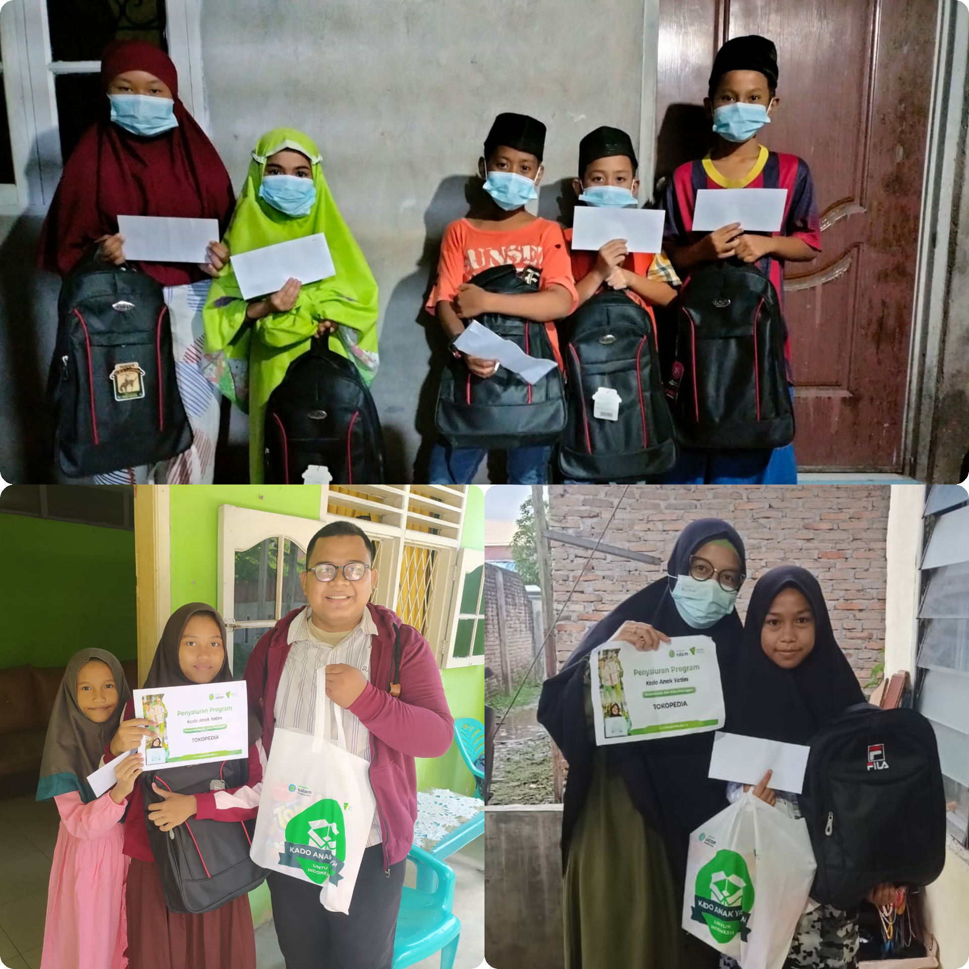 Bersama Tokopedia, DD Waspada Salurkan Program Kado Anak Yatim