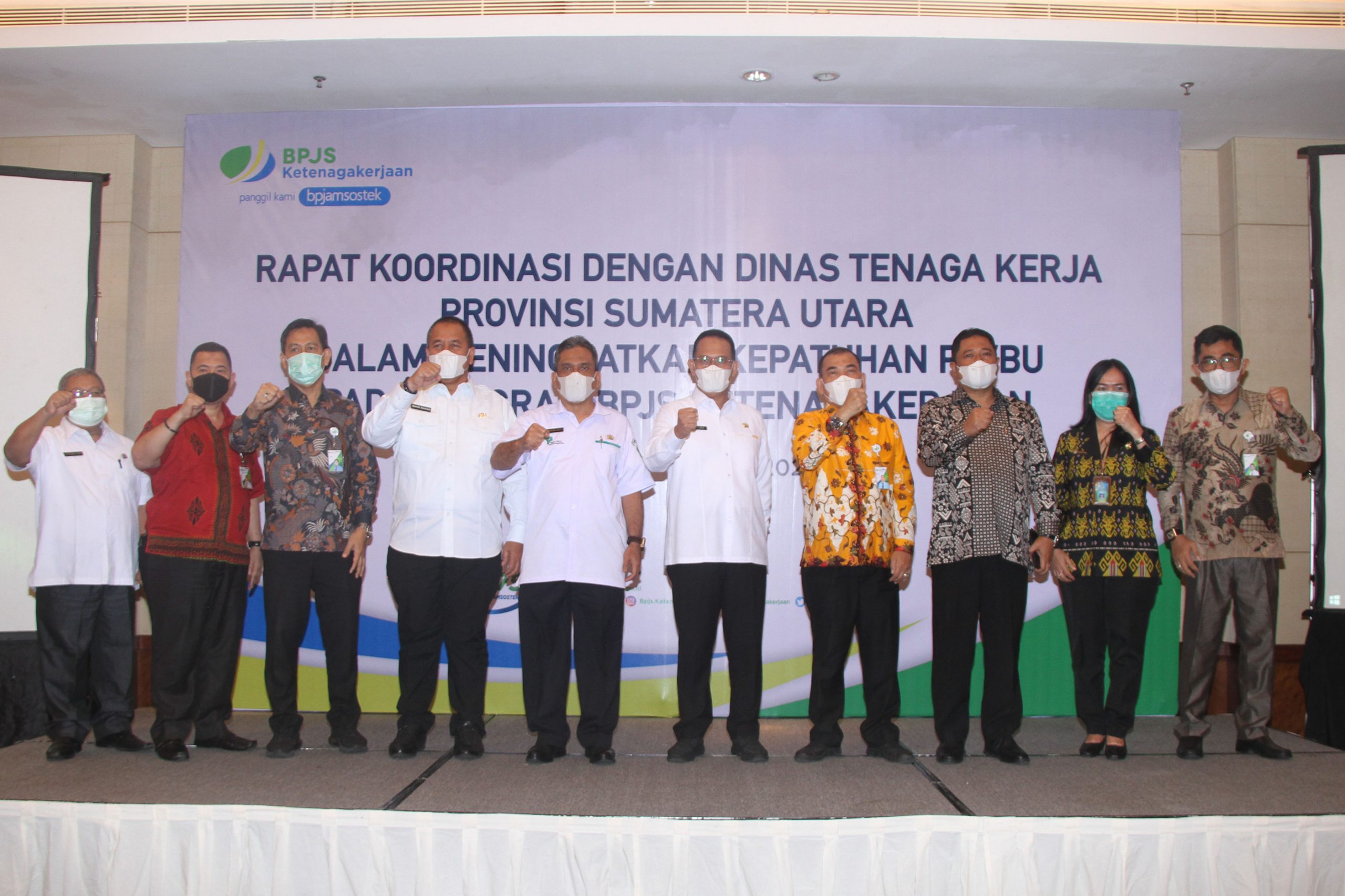 Buka Rakor BPJS Ketenagakerjaan dan Disnaker Sumut, Sekdaprov Dorong Penguatan Pemahaman  Masyarakat Tentang Jaminan Sosial