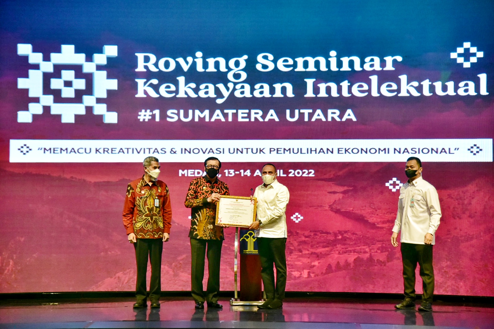 Pemprov Sumut Terus Dorong Kekayaan Intelektual Segera Didaftarkan ke Kemenkumham