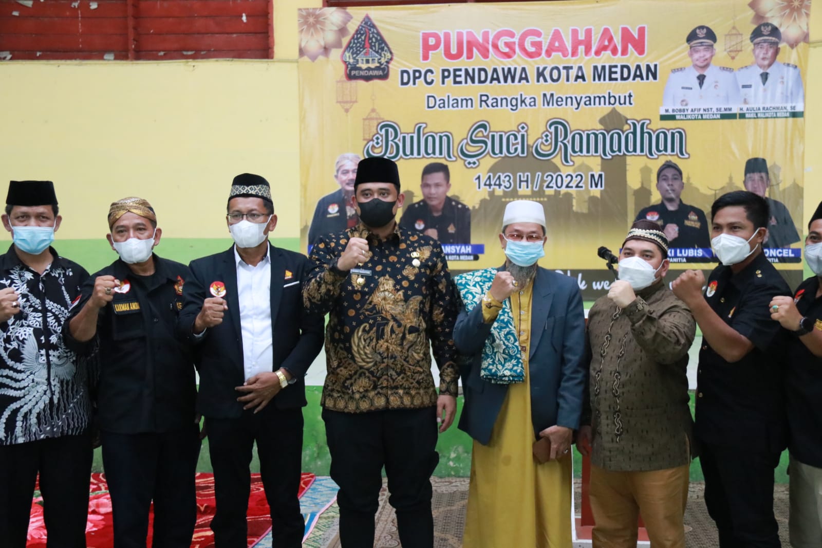 Bobby Nasution Punggahan Bersama DPC Pendawa Medan