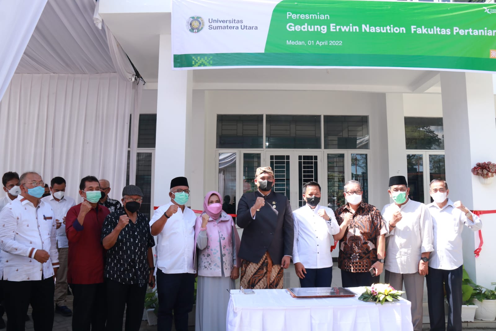 Diberi Nama Erwin Nasution, Bobby Nasution Terharu Resmikan Gedung Pascasarjana Fakultas Pertanian USU