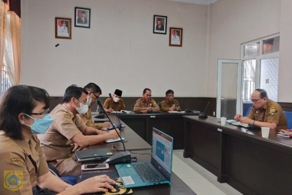 Pj.Sekda Pakpak Bharat Pimpin Rapat Koordinasi Par Verifiksa HYBRID KLA 2022