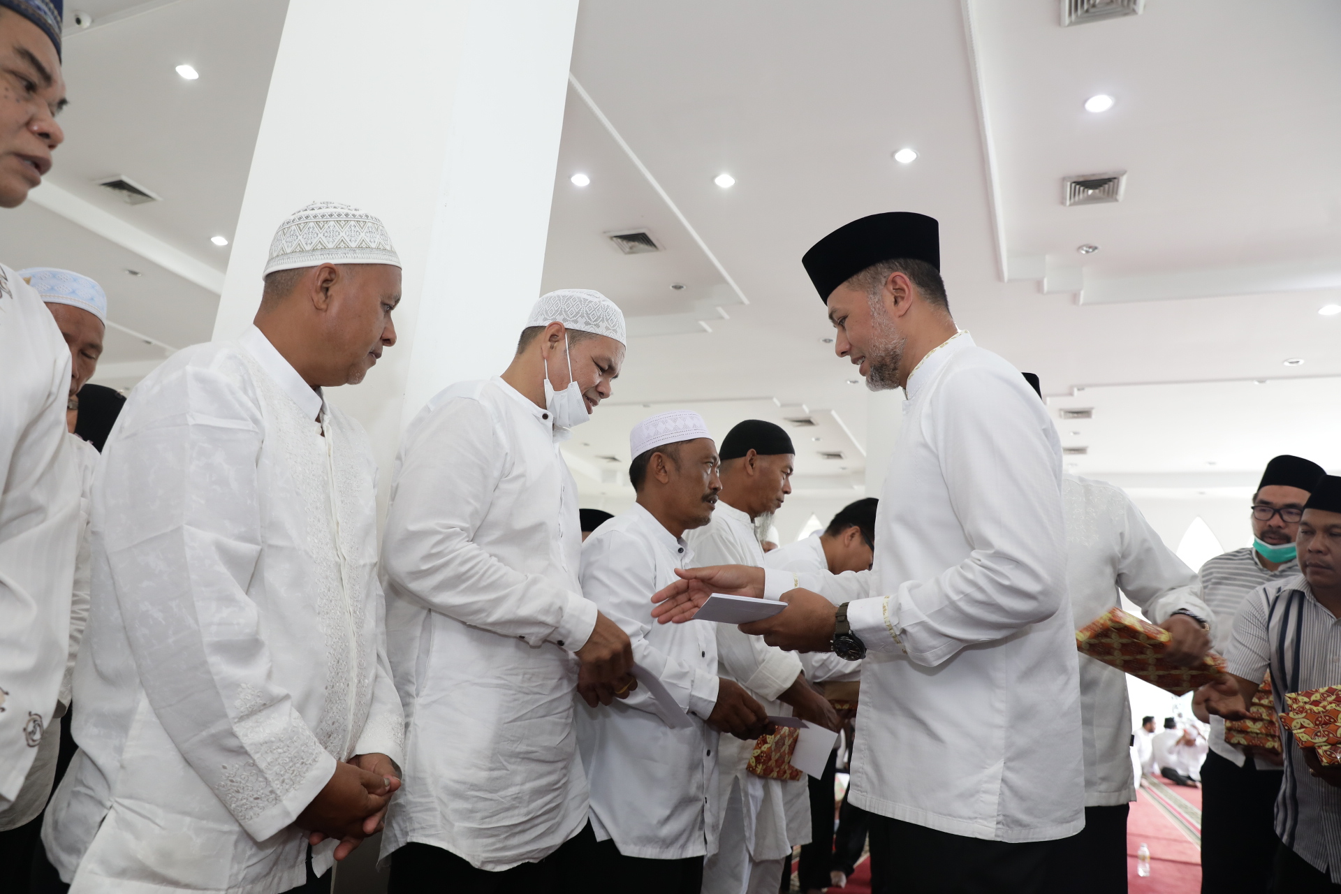 Halalbihalal IPHI Sumut,  Musa Rajekshah Menepungtawari Calon Haji Tebingtinggi