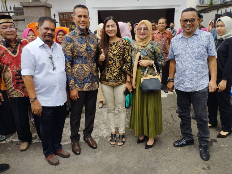 Jalin Silahturahmi Rahudman Gelar Halal Bilhalal,  Wagubsu, Dua Mantan Gubsu  dan Sejumlah Tokoh Penting Hadir