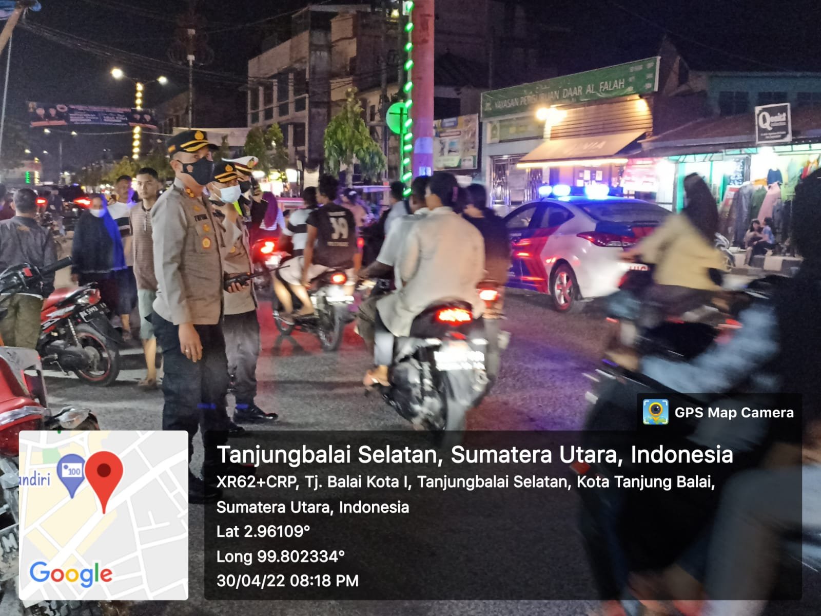 Kapolres Tanjung Balai Monitor Kesiapan Personil dalam Pengamanan Menjelang Hari Raya Idul Fitri 1443 H