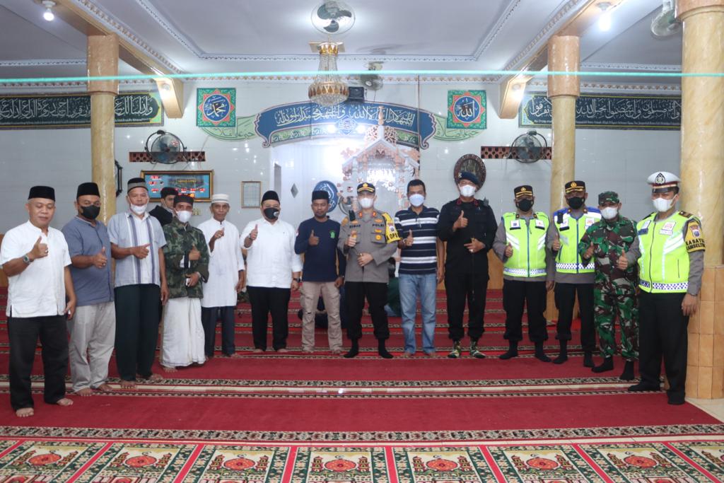 Selama Malam Takbiran, Kapolres Dan Bupati Tapsel Ajak Masyarakat Jaga Suasana Kondusif