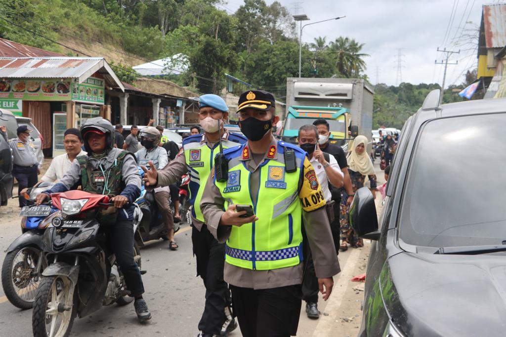 Kapolres Tapsel Pantau Langsung Kamtibmas di Aek Sijorni,Ini Kata Roman S Elhaj