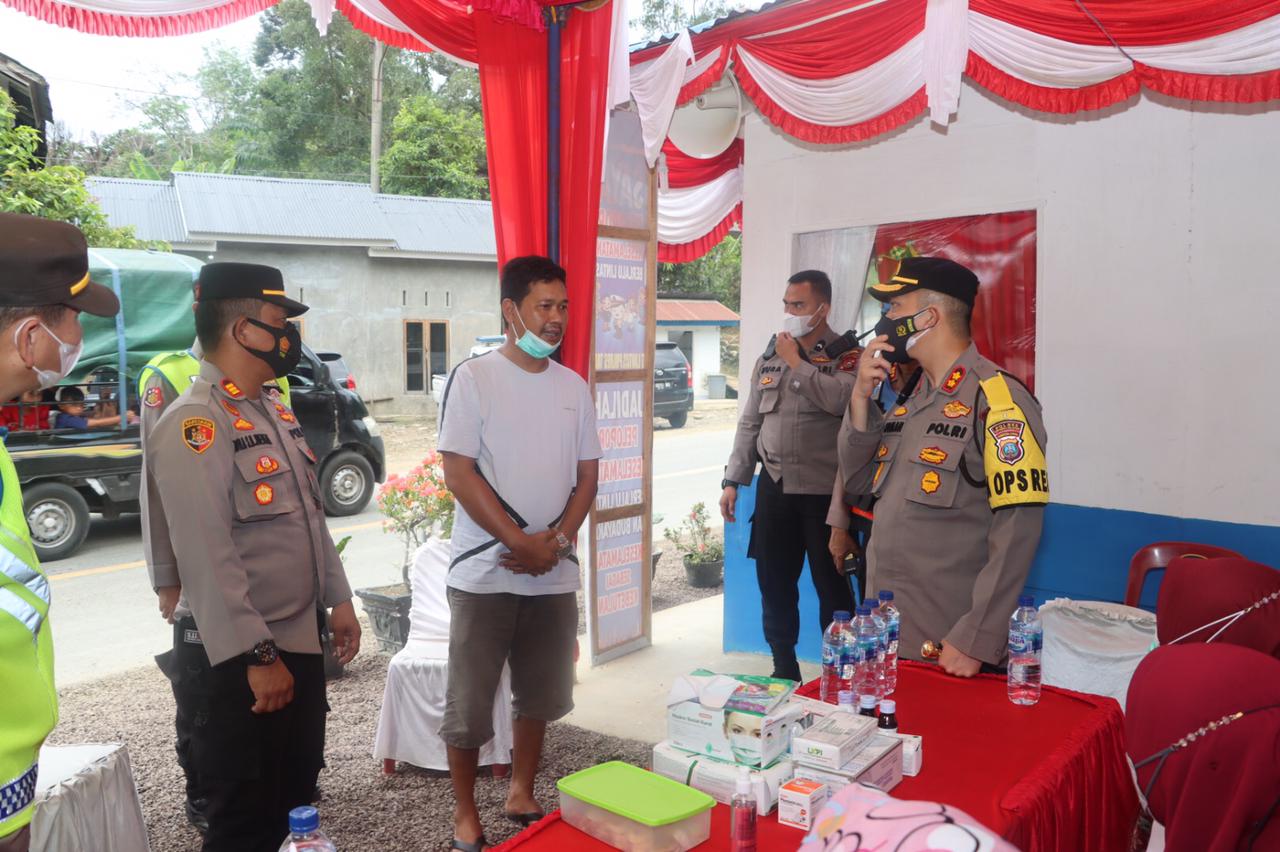 Di Objek Wisata Parsariran, Kapolres Tapsel Pesan ke Petugas Amankan Pelaku Pungli