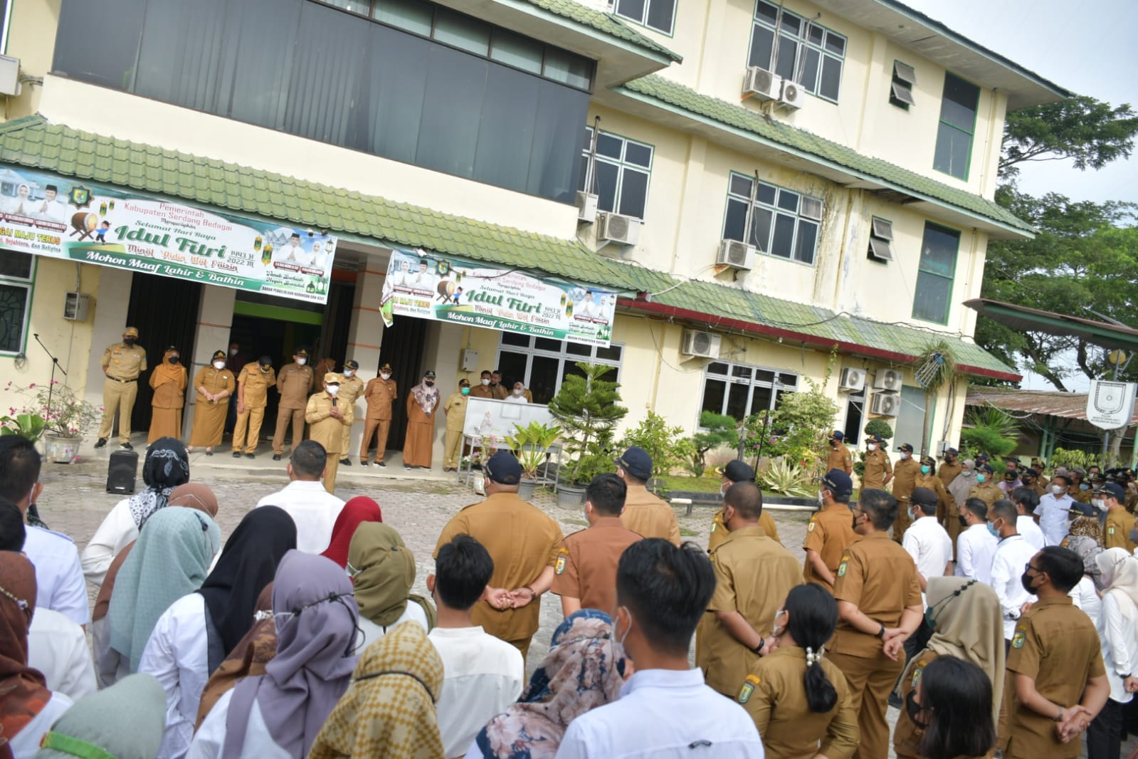 Hari Pertama Kerja Pasca Libur Lebaran, 98% ASN Pemkab Sergai Hadir