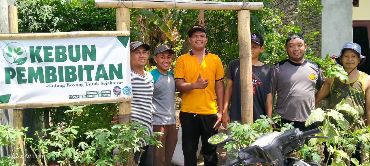Kades Samtim Bersama Tokoh Pemuda Ajak Masyarakat Peduli Lingkungan Bangun Pembibitan