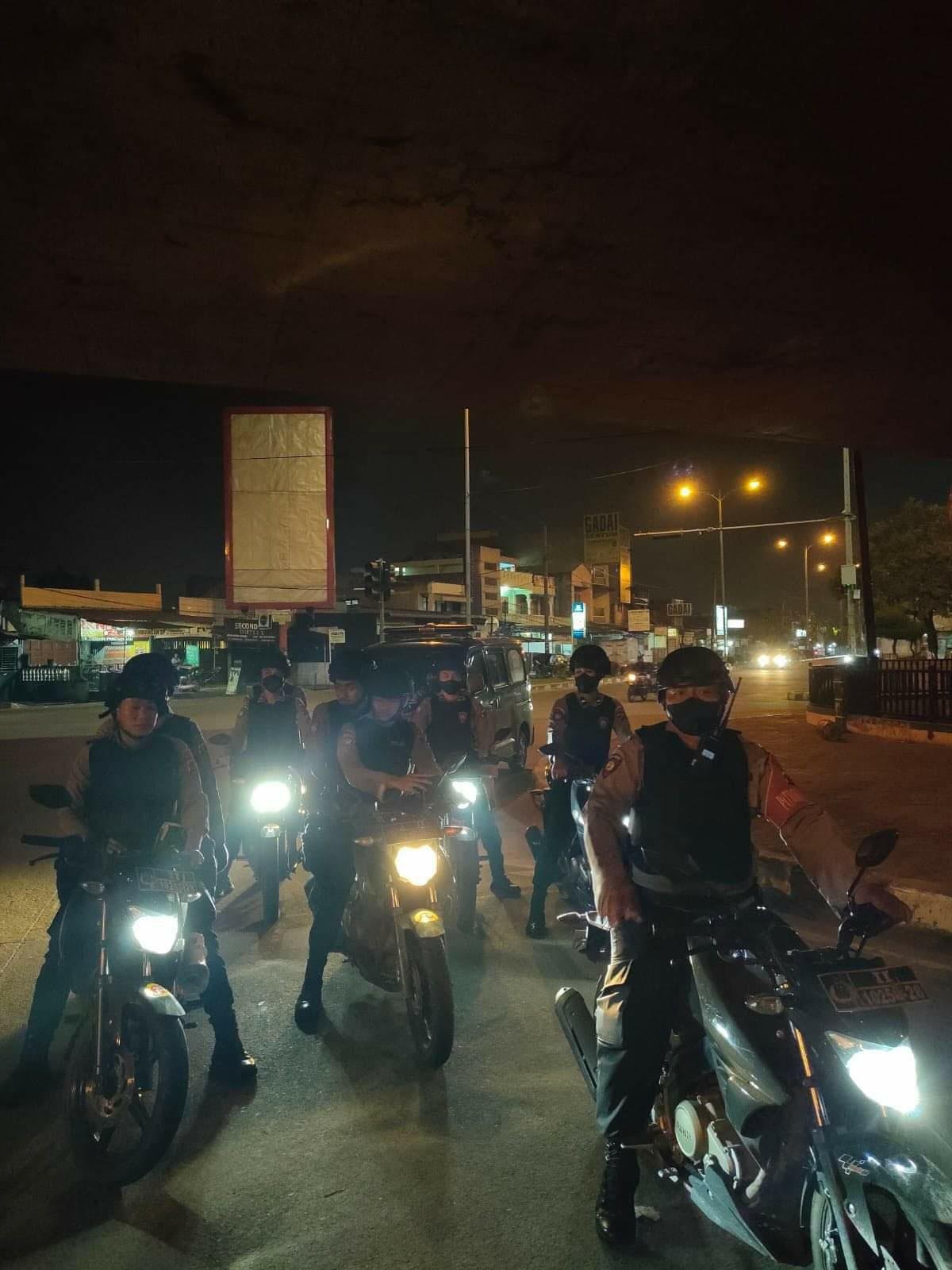 Tim Patroli Presisi Sat Samapta Polrestabes Medan Cegah Kasus 3C dengan Gelar Patroli Malam