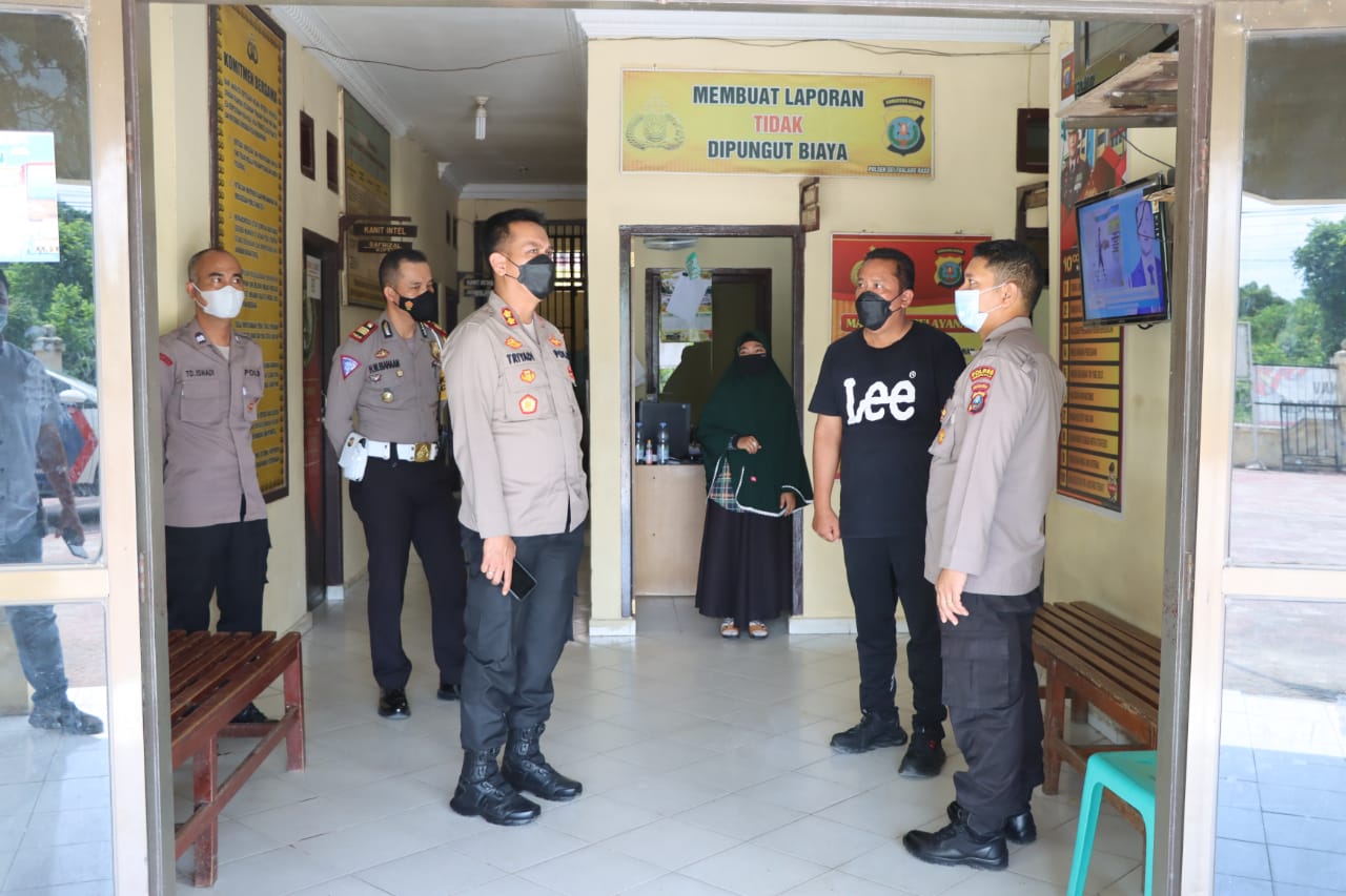 Kapolres Tanjungbalai lakukan Sidak di Polsek Polsek Sejajaran