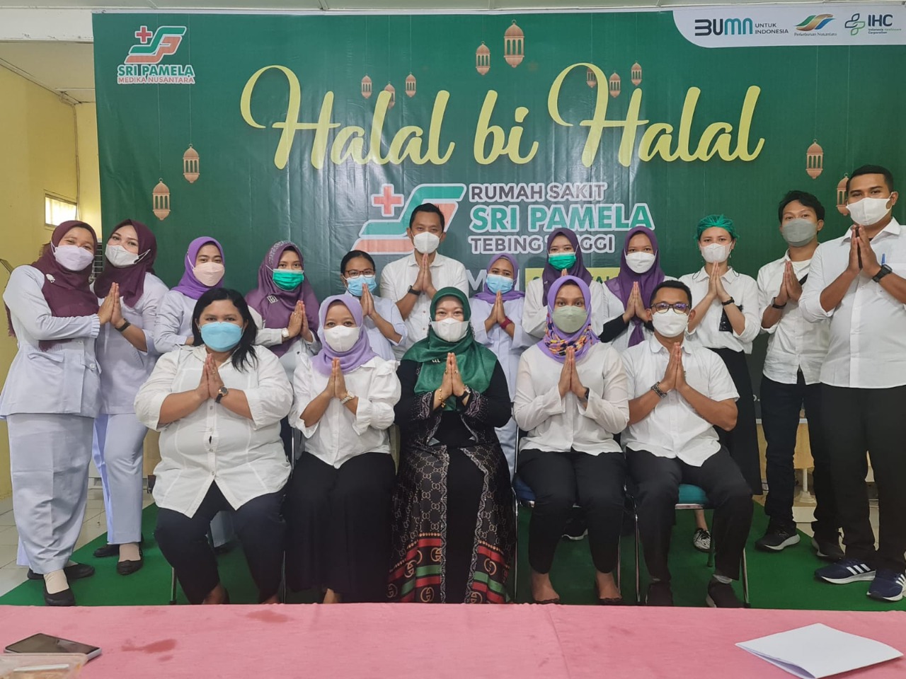 Pererat Silaturahmi, RSU Sri Pamela T. Tinggi Gelar Halal bi Halal