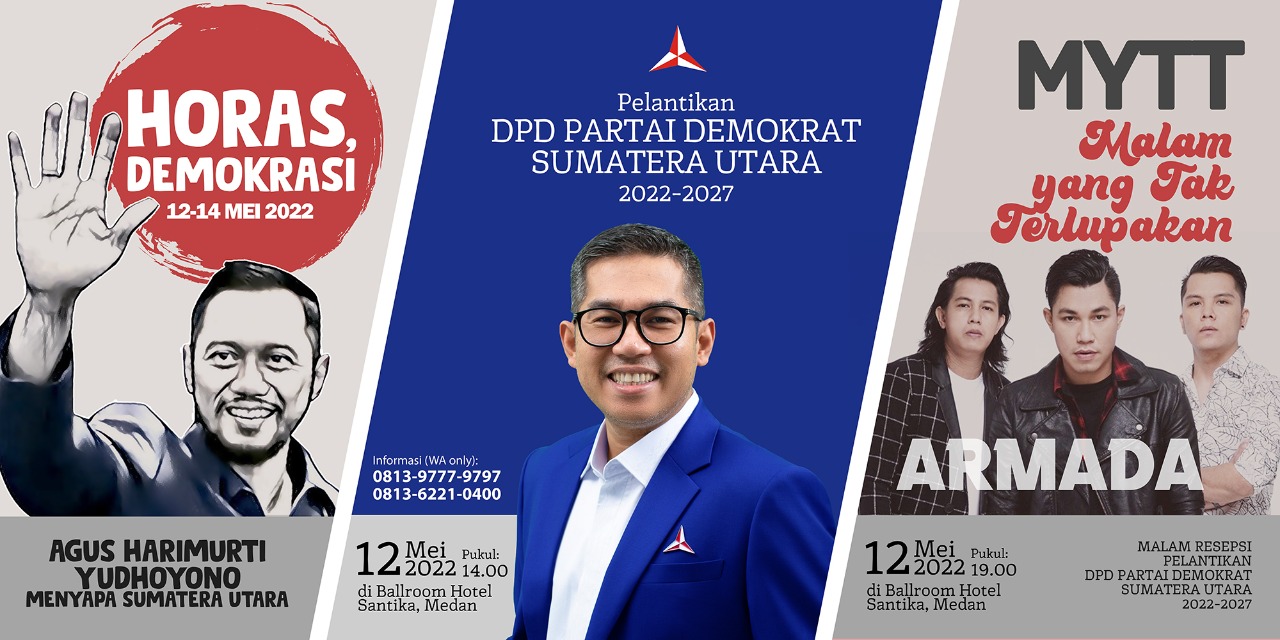 Usai Melantik Pengurus DPD PD Sumut, Lokot Nasution : AHY Keliling Sumut Sambangi Masyarakat