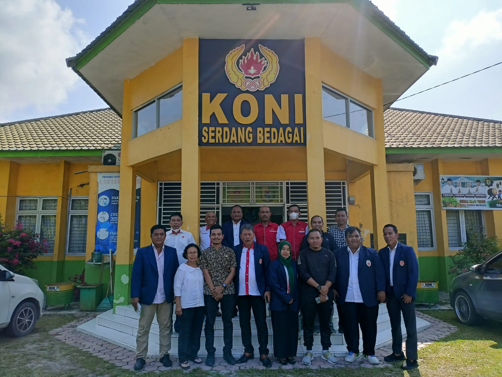 Pengen Belajar Tentang Tata Cara Pemberian Dana Hibah, Pengurus KONI Deli Serdang Study Tiru ke KONI Sergai