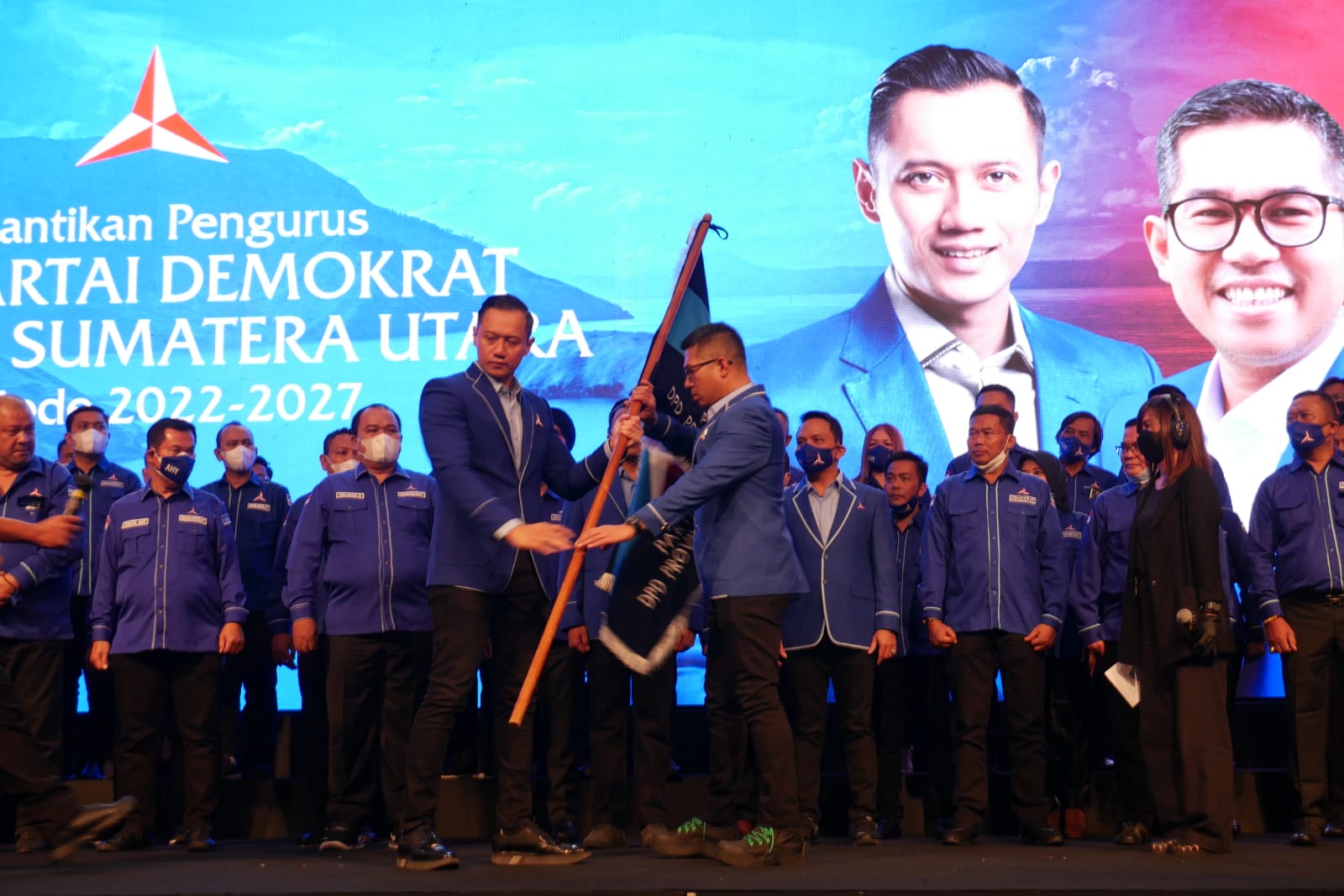 AHY Resmi Lantik Lokot Nasution Jadi Ketua DPD Demokrat Sumut