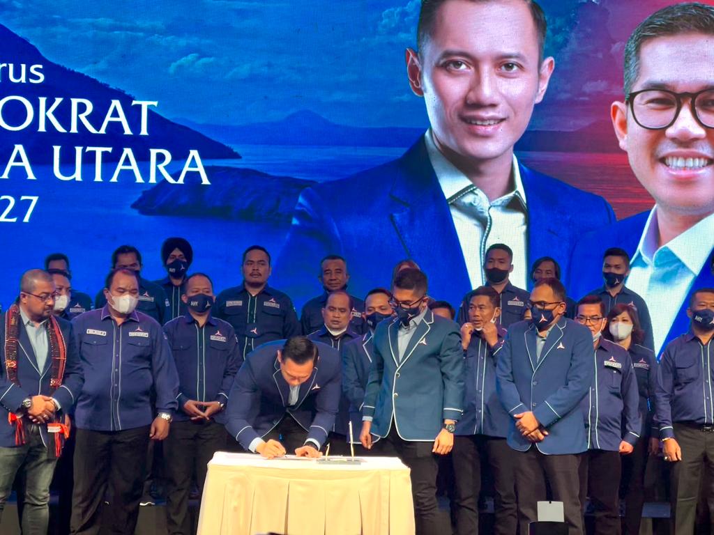 Wakil Ketua Partai Demokrat Sumut H Santoso Siap Bekerja dan Menangkan Capres AHY