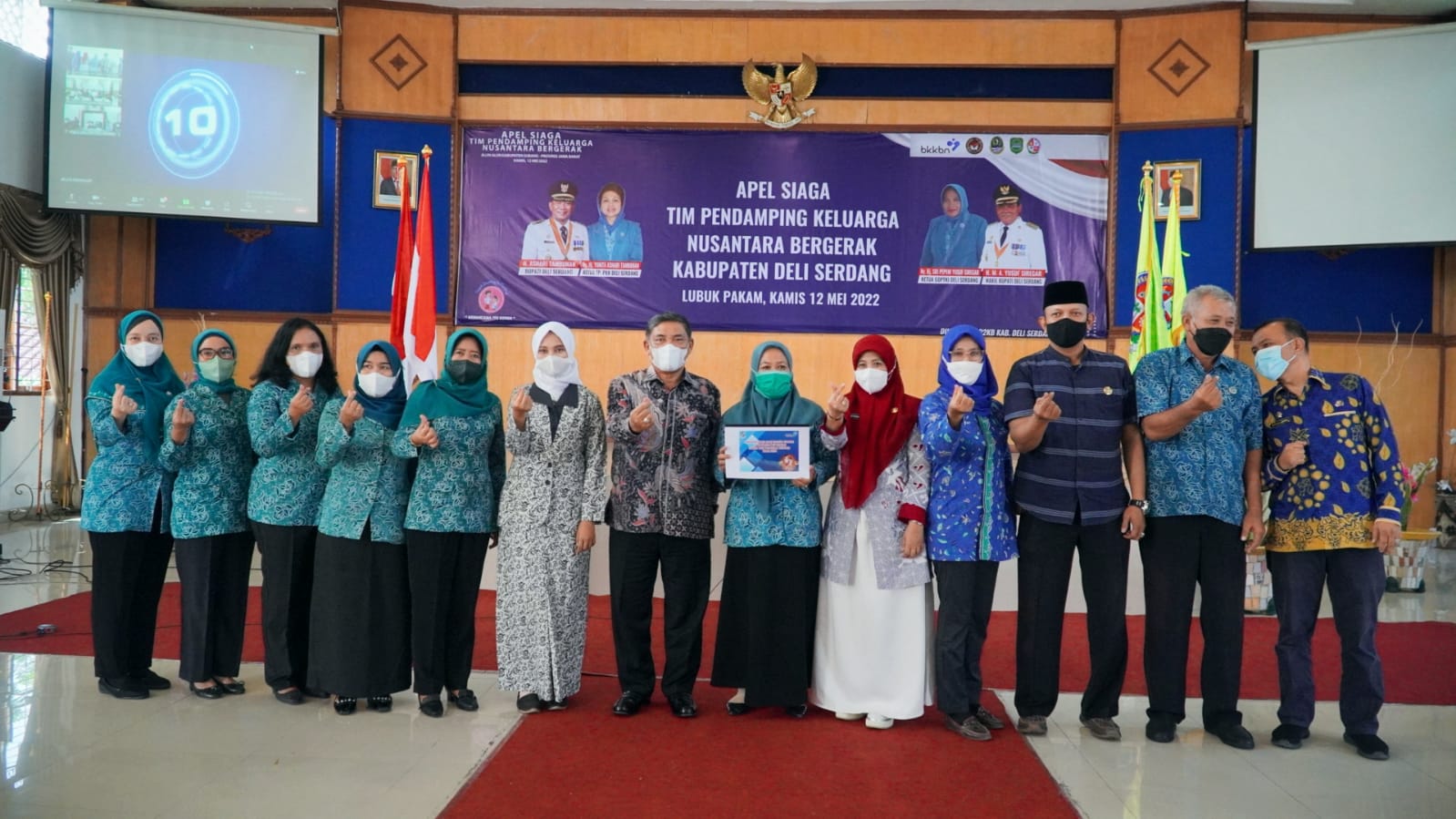 Wabup DS Hadiri Apel Siaga Tim Pendampingan Keluarga Nusantara Bergerak