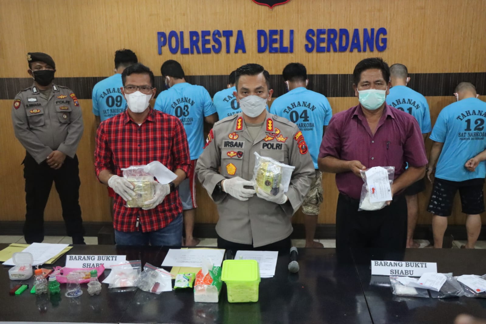 Polres DS Ungkap Kasus Jaringan Narkoba Antar Propinsi, Ini Kata Kapolresta Deli serdang