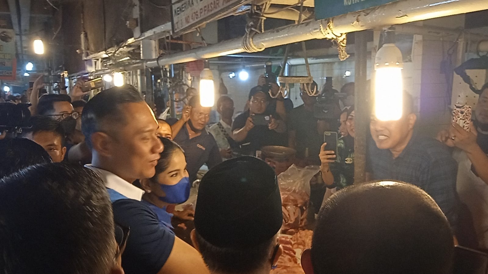 Berkunjung ke Pusat Pasar Medan, AHY Serap Aspirasi Para Pedagang