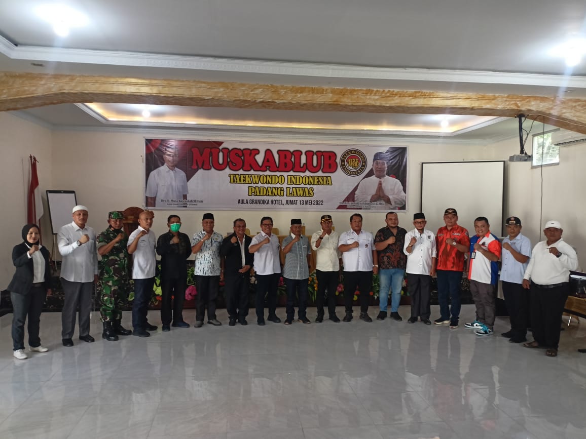 PLT BUPATI Buka MUSCABLUB Taekwondo Kabupaten Padang lawas