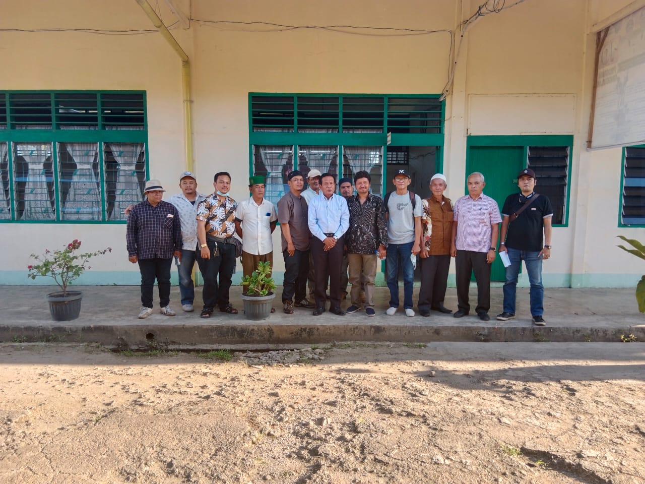 Sejumlah Awak Media Audensi Dengan Diskominfo Kota Padang Sidempuan