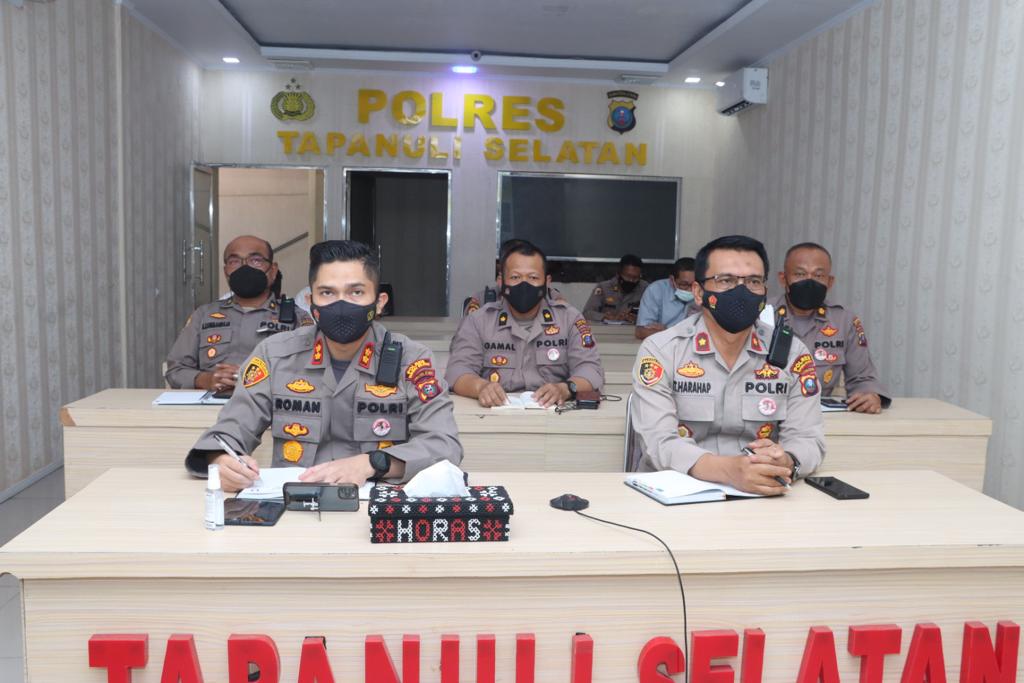 Usai Anev Sitkamtibmas bersama Kapolri, Ini Instruksi Kapolres Tapsel ke Jajaran