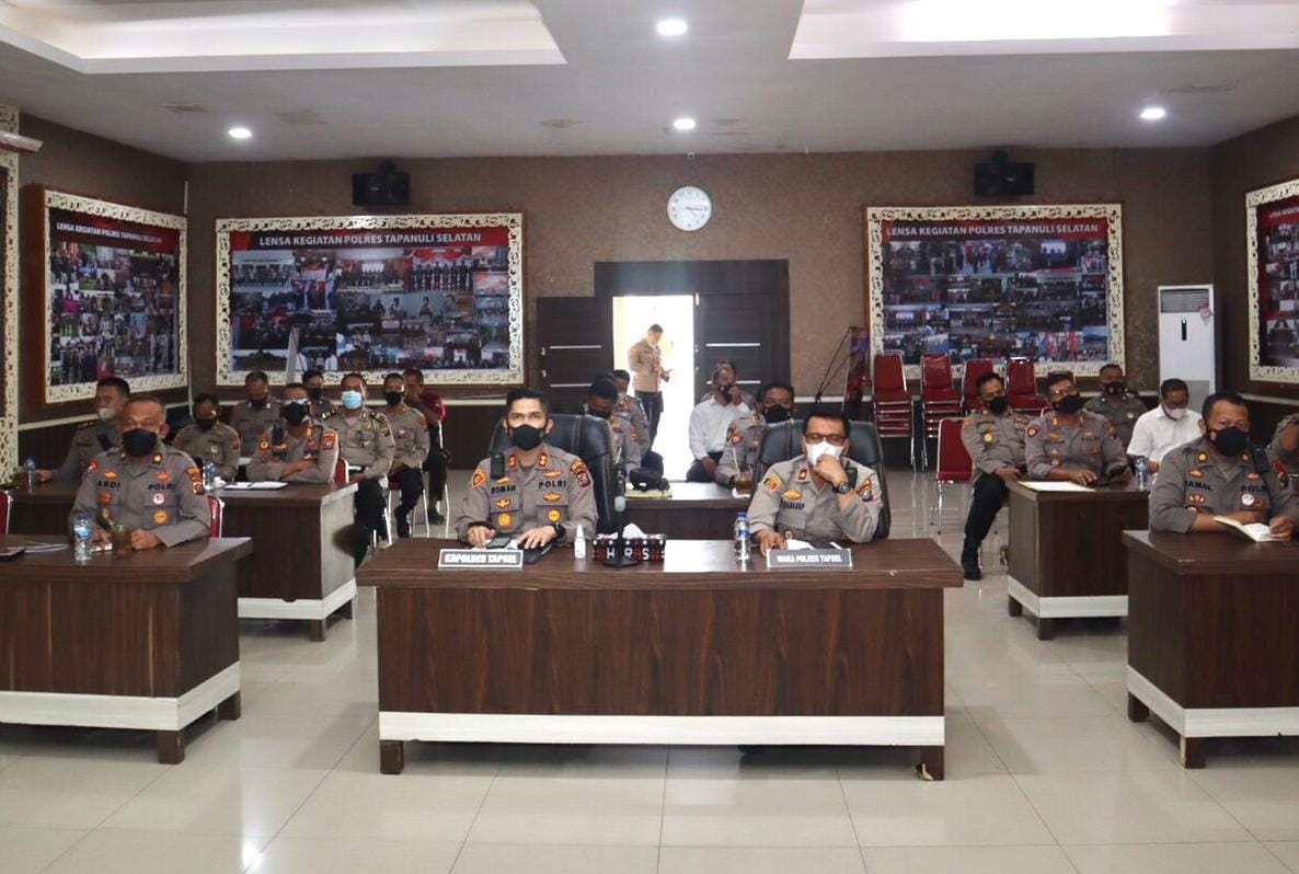 Ini Rencana Polres Tapsel Terkait Serapan Vaksinasi 16-22 Mei di Kabupaten Paluta