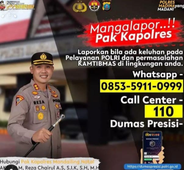 Polres Madina Luncur kan Aplikasi 