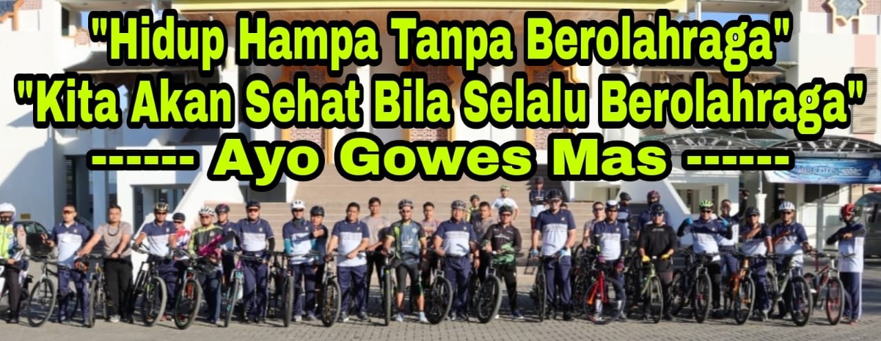 Kapolres Madina Gowes Bareng Personil Dan TMC di Seputaran Panyabungan, Ini Seruan AKBP H.M. Reza Chairul