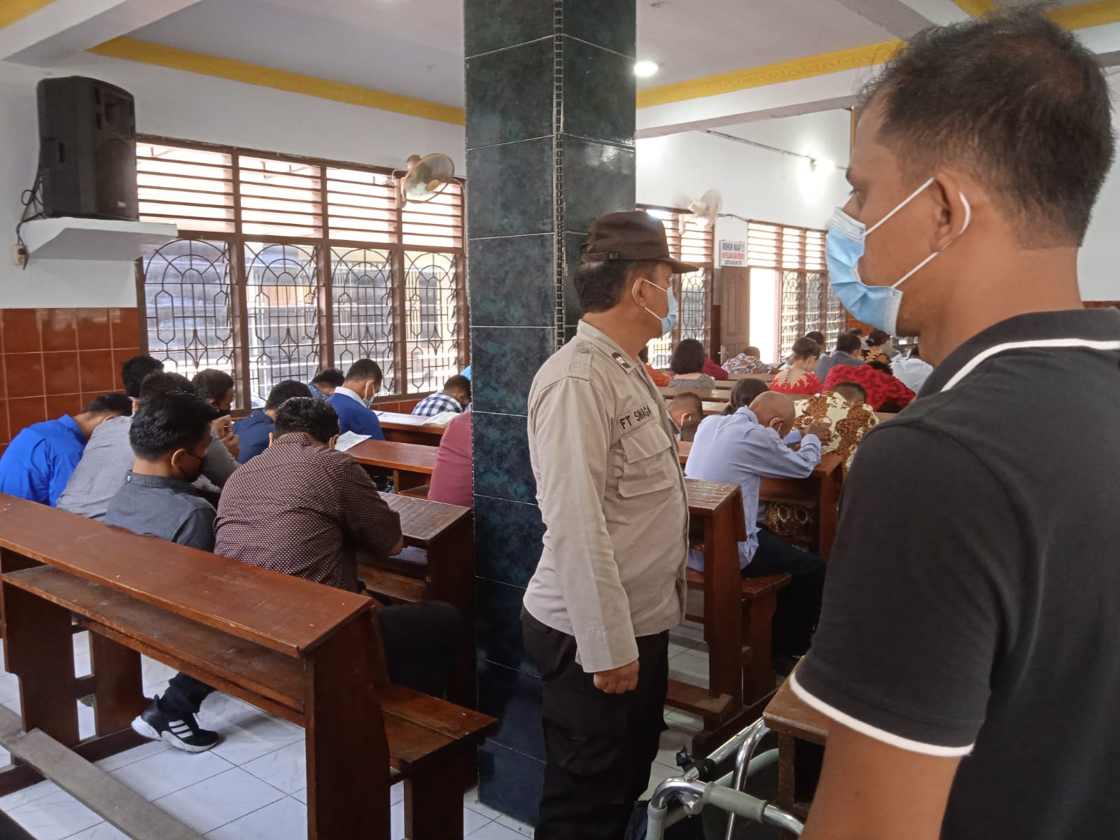 Polri Hadir Berikan kenyamanan dalam pelaksanaan Ibadah Gereja