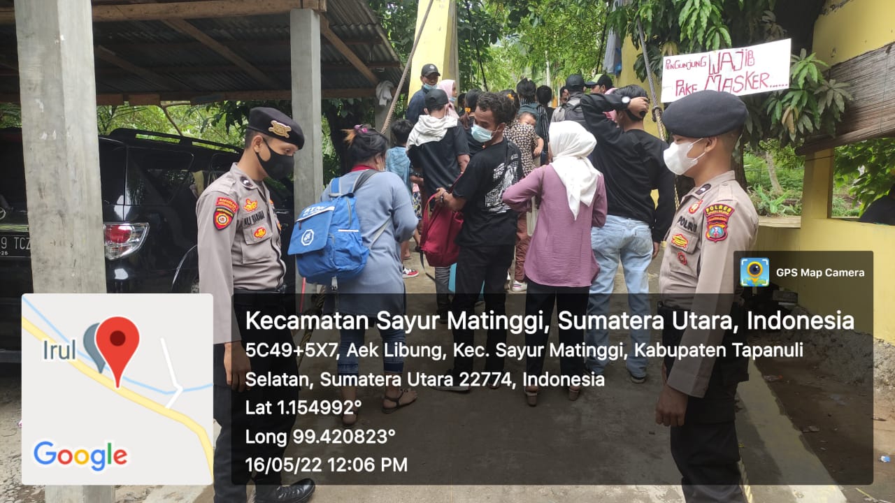 Libur Waisak, Polres Tapsel Gelar Pengamanan di Aek Sijorni