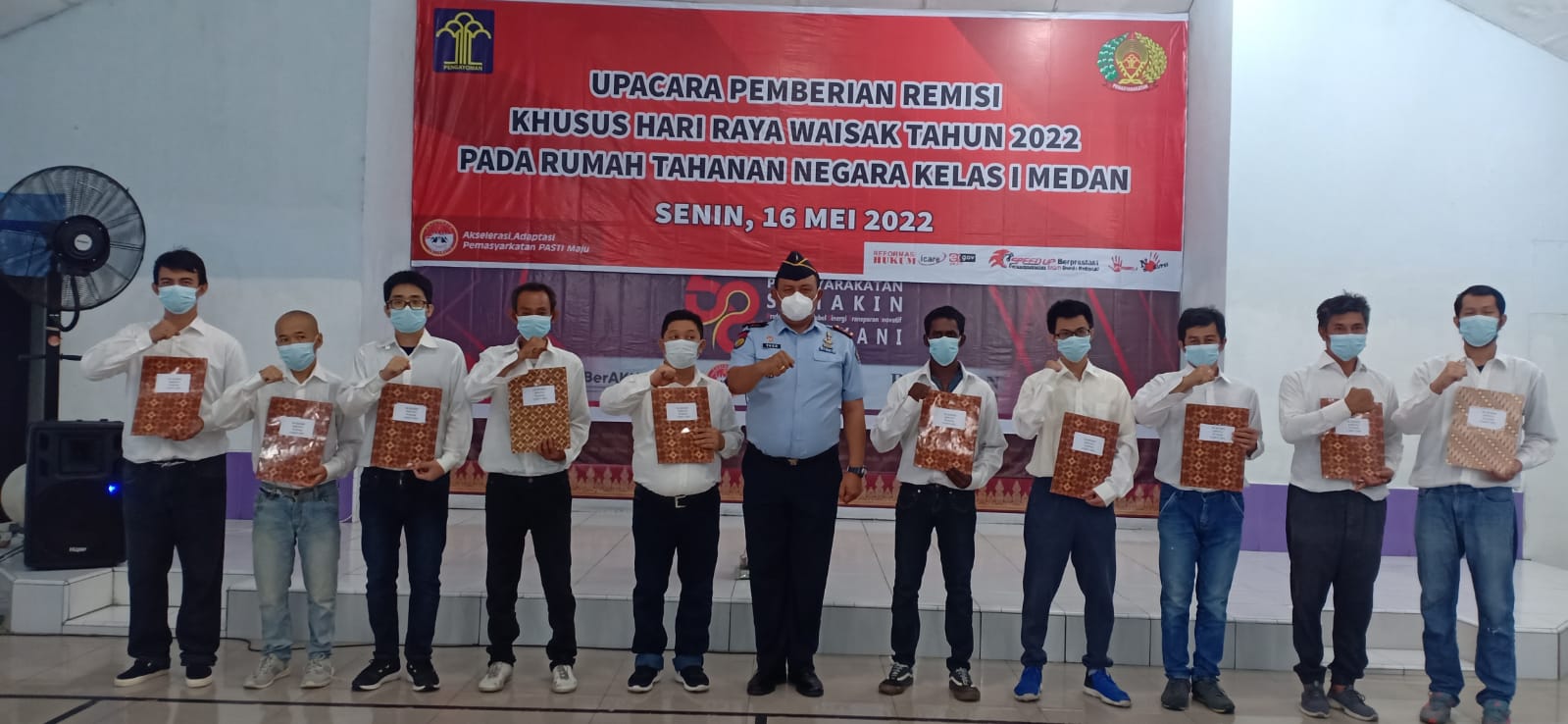 Hari Raya Waisak, 45 Warga Binaan Rutan Tanjung Gusta Mendapat Remisi