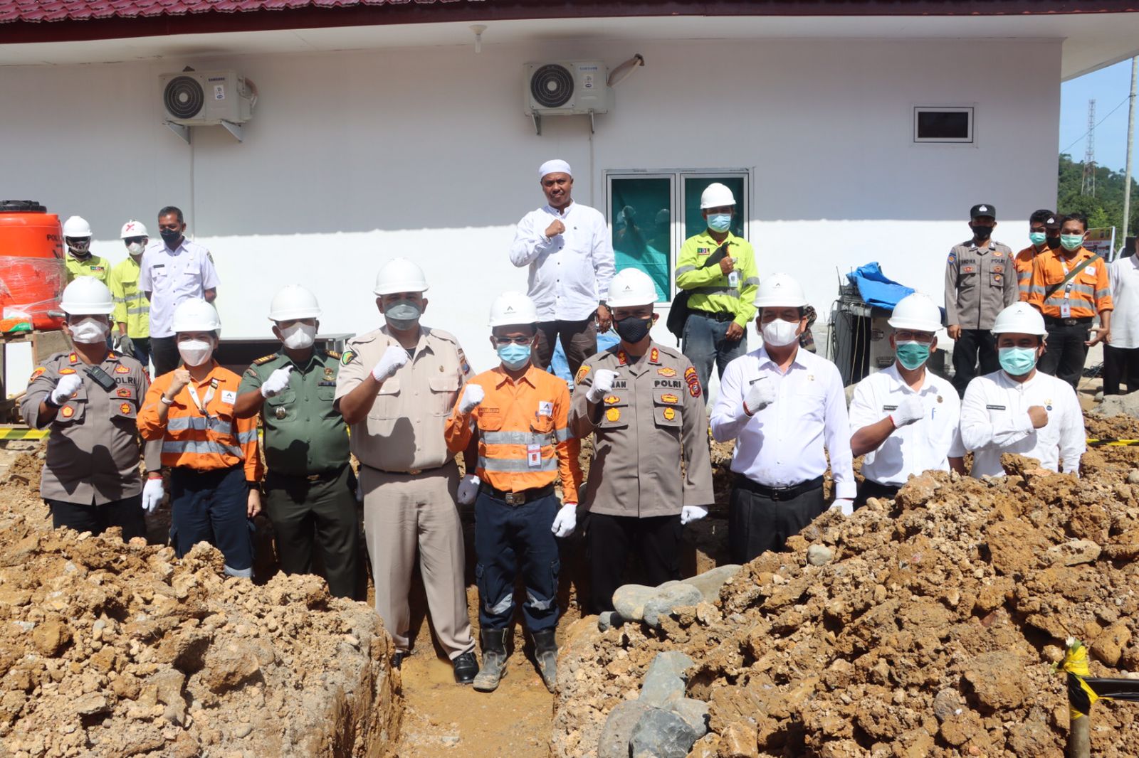 PT AR Komitmen Membantu Percepatan  fasilitas Rumkit Bhayangkara Tingkat IV Batang Toru.