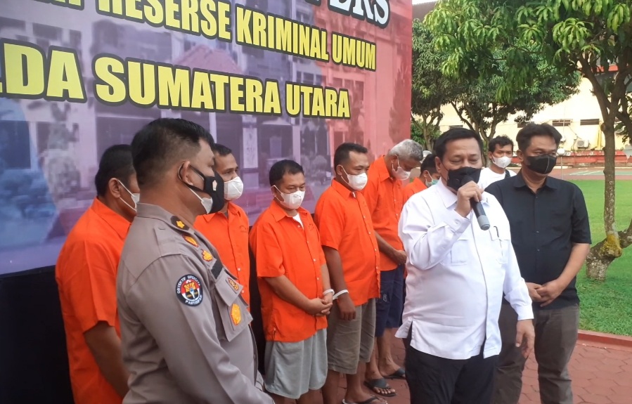 Polda Sumut Tetapkan 6 Tersangka Penambang Ilegal di Madina