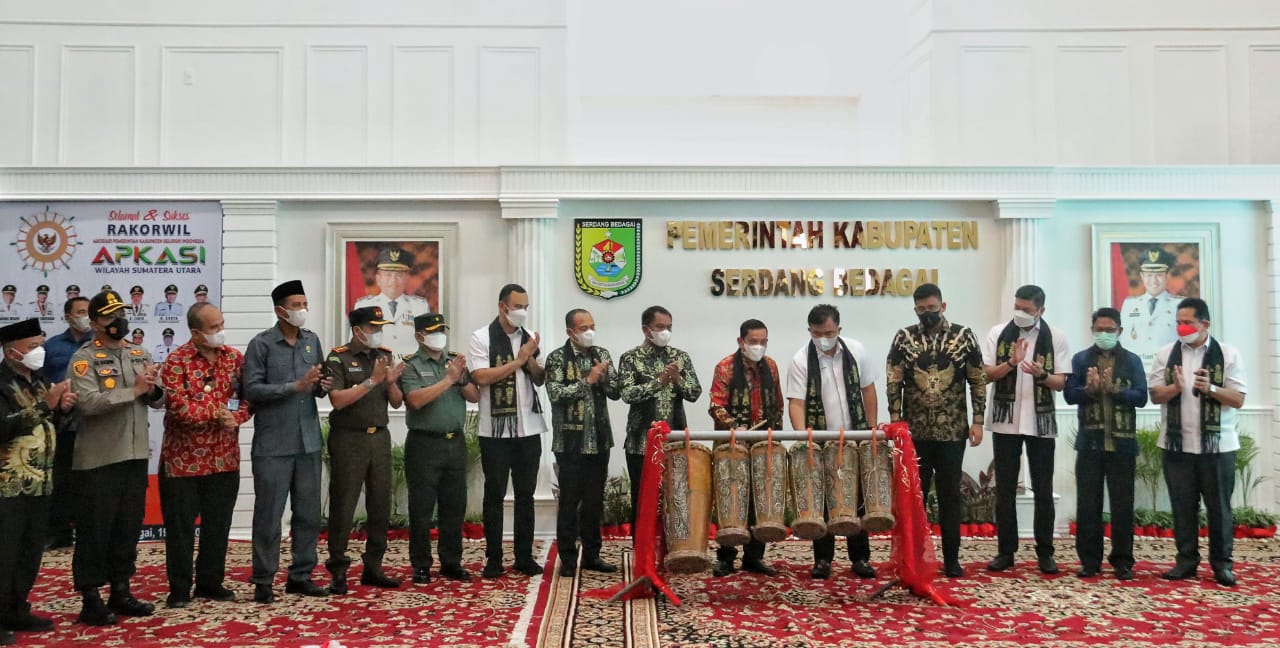 Bupati Asahan Hadiri Rakorwil APKASI Sumatera Utara, Ini katanya