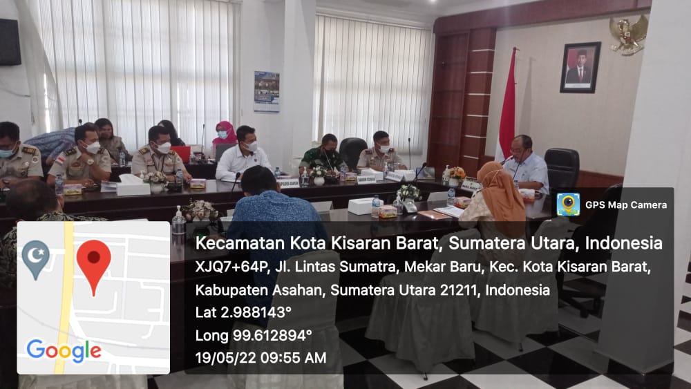 Mewakili Kapolres, Kanit Ekonomi Polres Asahan Hadiri Rapat Koordinasi Wabah PMK