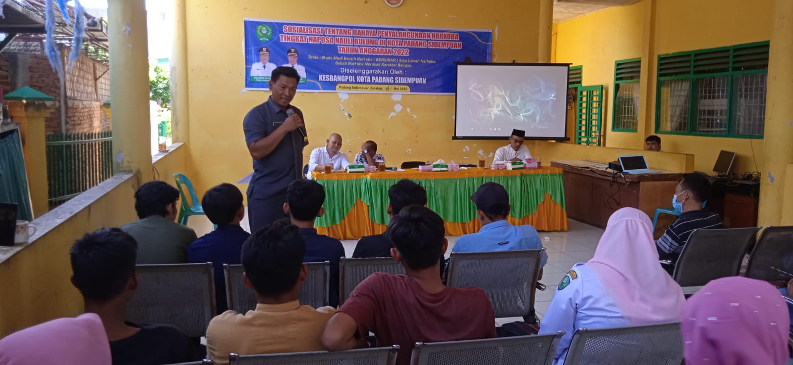 Kasat Resnarkoba Polres Padangsidimpuan Narasumber Sosialisasi Narkoba