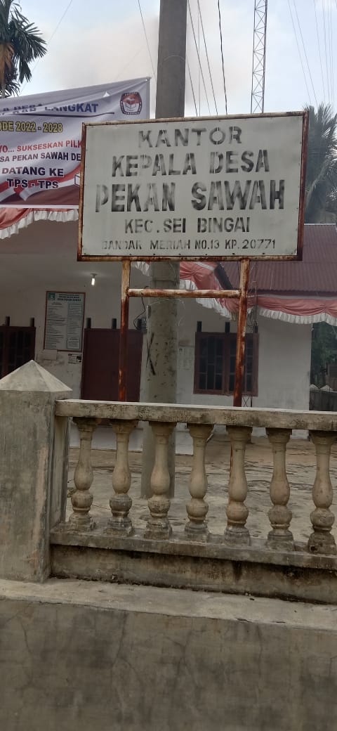 Aparat Hukum Diminta Usut ADD/DD Desa Pekan Sawah Kecamatan Sei Bingai Langkat
