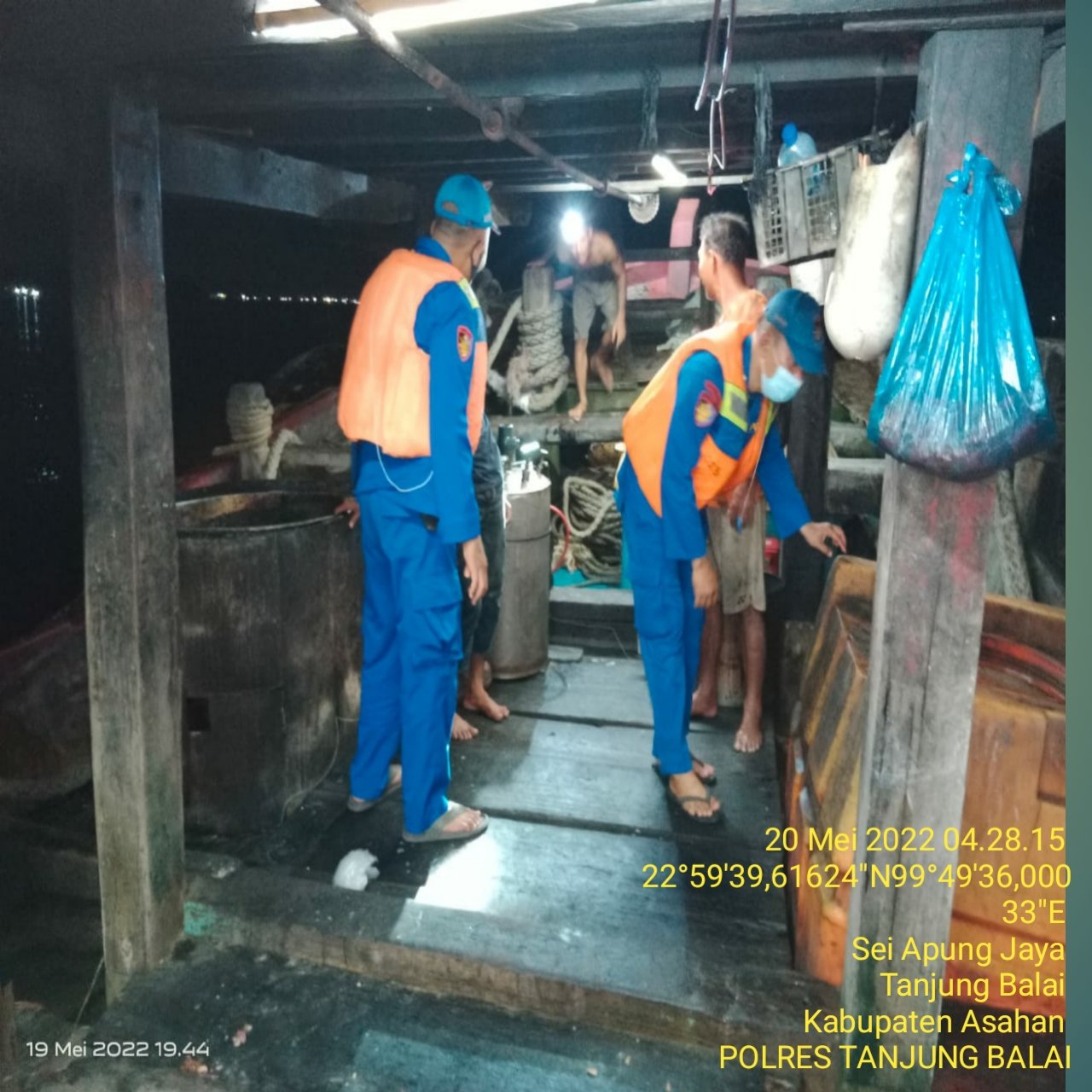 Jaga Perairan Antisipasi Masuknya Barang Terlarang dan TKI Ilegal, Satpolair Polres Tanjungbalai Giat Patroli Laut