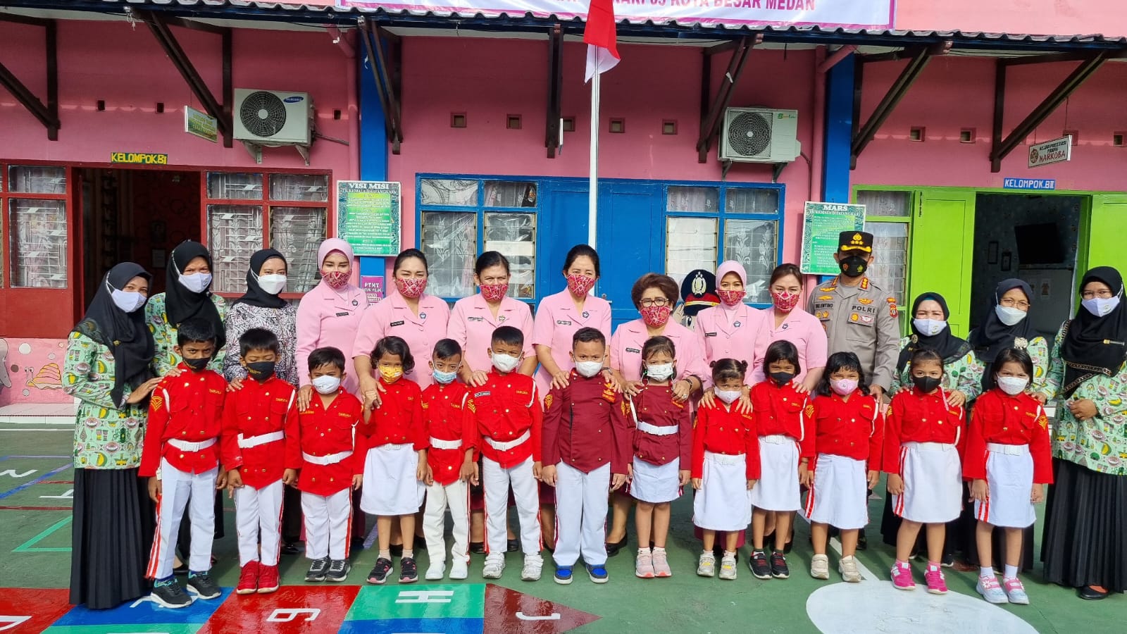 Kapolrestabes Medan Tinjau Pengurus Pusat Kemala Bhayangkari