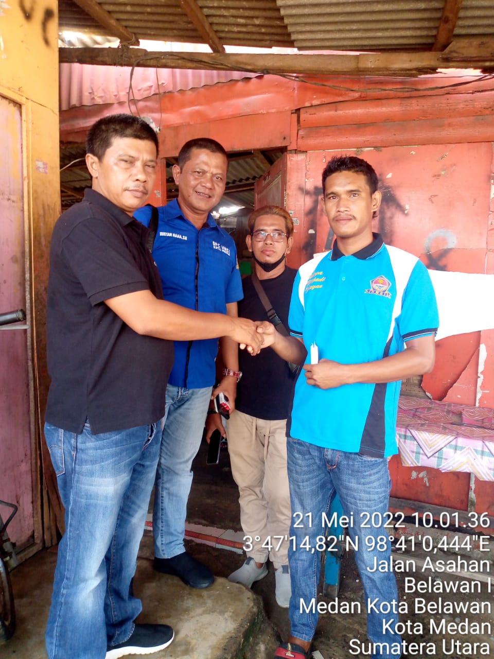Peringati Hari Nelayan Nasional, HNSI Medan Baksos Rehab Rumah Nelayan