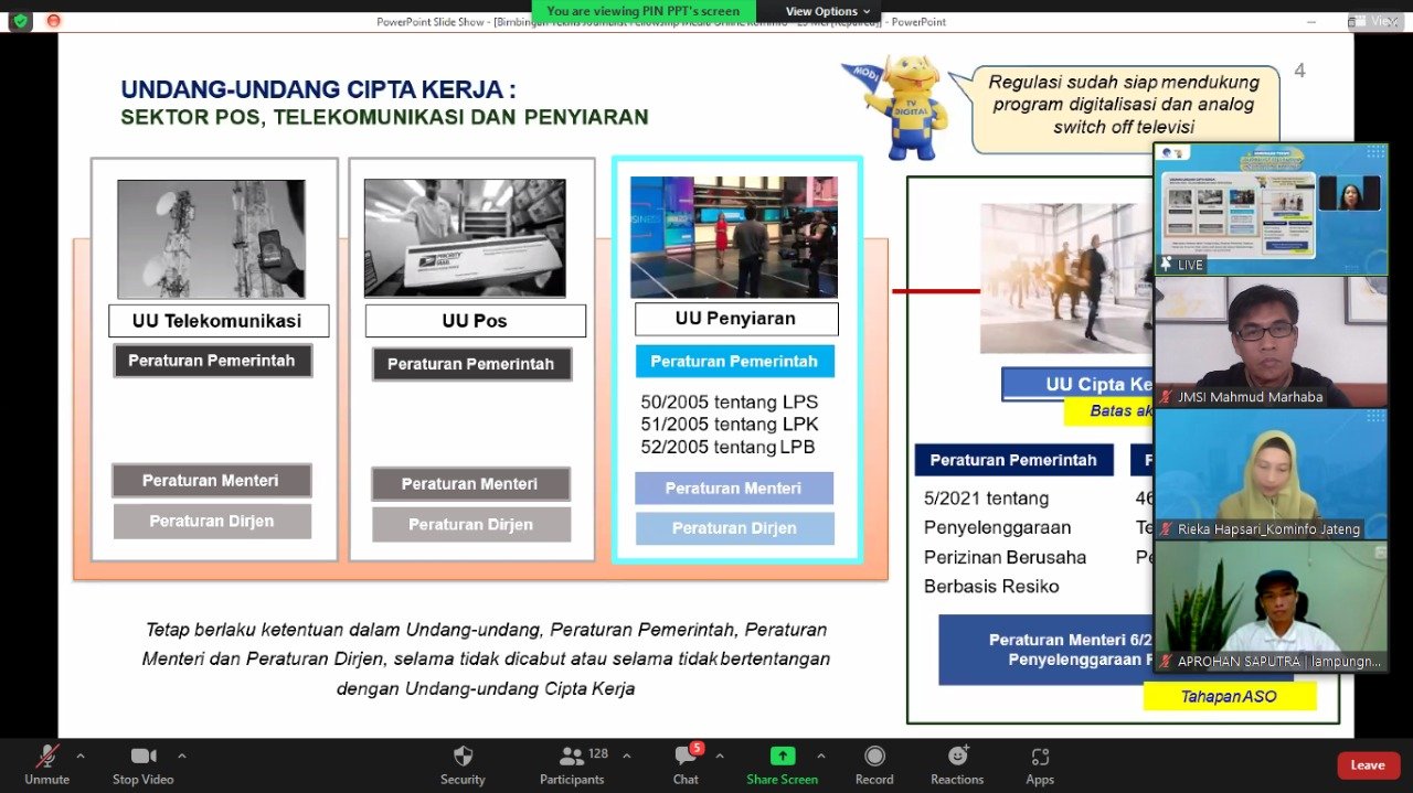 Kominfo Gelar Bimtek  Sosialisasi Migrasi TV Analog ke Digital Bersama Journalis