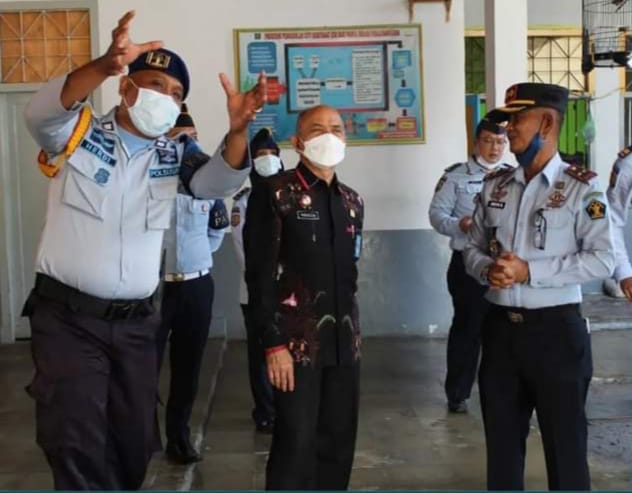 LP Kelas IIB PSP Kanwil Kemenkumham Sumut Ikuti Kegiatan Sosialisasi Disiplin ASN Bersama Inspektorat Wilayah V