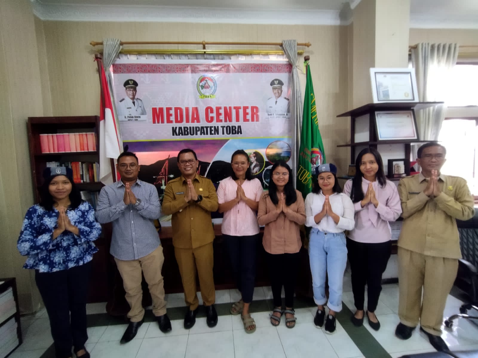 Persiapan Konfercab,GMKI Toba Audiensi ke Bupati Toba