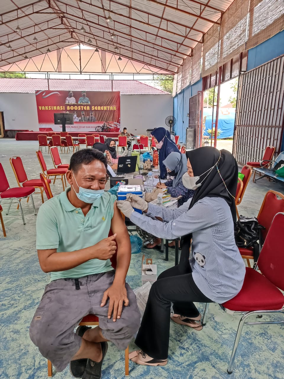 Polres Tanjung Balai Lanjutkan Pelayanan Vaksinasi