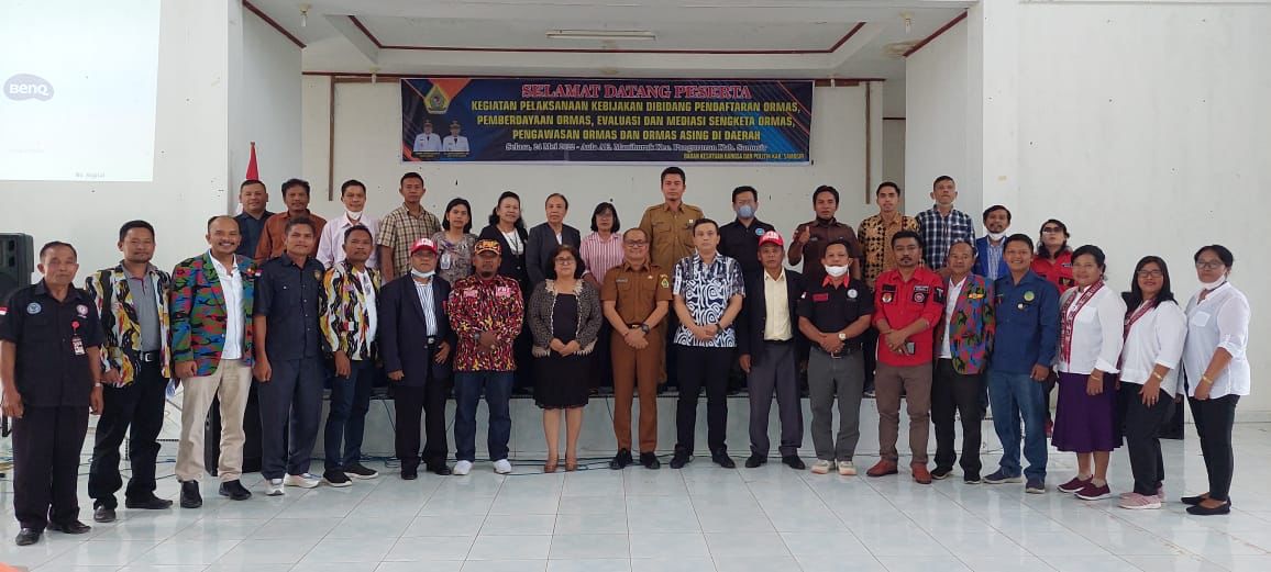 Pemkab Samosir Pembinaan Kepada Ormas Se-Kabupaten Samosir